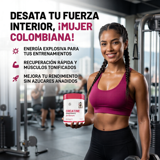 CREATINA MONOHIDRATADA PARA MUJER